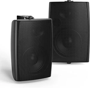 Herdio 2X5.25" Passive Outdoor Speakers Waterproof Wired 300W Wall Mount Speaker - Picture 1 of 35