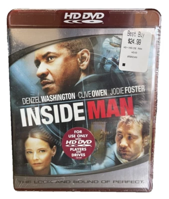 New Inside Man 2006 Movie HD DVD Denzel Washington Spike Lee - Image 1 of 4