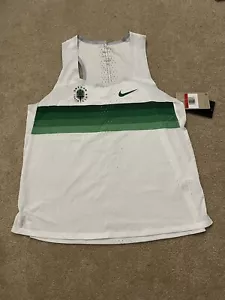 Nike Donna Large Aeroswift Singlet Oregon Track Field Club DR5851-100 NUOVE - Foto 1 di 3