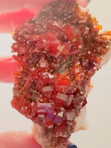 Vanadinit Präparat, Octa Cubic, metaphysisch, hochwertig, Quarzkristall, Unikat - Bild 1 von 12