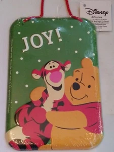 Disney Characters Pooh & Tigger JOY ! Metal Sign 6 " x 4 " # 5405519 NWT - Bild 1 von 2