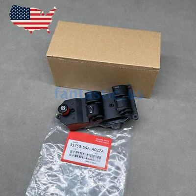 New Master Power Window Switch For 2002-2006 Honda CR-V CRV Drive Left - Image 1 of 4