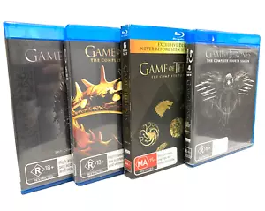 Game of Thrones Bundle Series Blu-ray Season 1 2 3 4 VGC - Foto 1 di 5