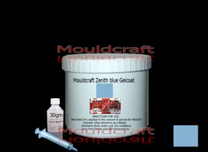MOULDCRAFT ZENITH BLUE GELCOAT 500g kit FOR FIBREGLASS moulds resin boat repair - Picture 1 of 1