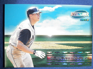 1999 PACIFIC INVINCIBLE #19 ALEX RODRIGUEZ SANDLOT HEROES SEATTLE MARINERS MVP