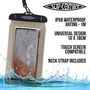 Waterproof Underwater Phone Case Pouch Dry Bag Dust Proof iPhone Samsung - Picture 1 of 12