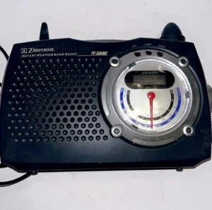 VTG Portable AM/FM Emerson Instant Weather TV Band Radio RP6249 - Picture 1 of 3