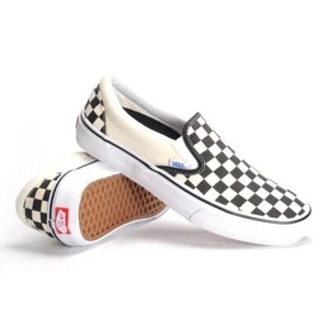 Vans Shoes Classic Slip On PRO Checker Board Black White CSO Free Post Aust Sell - Picture 1 of 3
