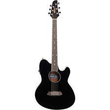 Ibanez TCY10E-BK Talman Series Acoustic Electric Guitar, Black High Gloss for sale