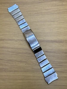 Vintage Timex Stainless Steel Watch Bracelet Hong Kong *CLEAN* - Picture 1 of 7