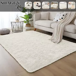 Large Shaggy Area Rugs Super Soft Non Slip Floor Carpet Runner for Home Bedroom - Picture 1 of 15