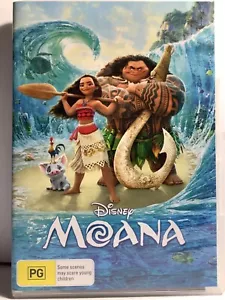 Moana (DVD, 2016) Dwayne Johnson - Region 4 - Picture 1 of 3
