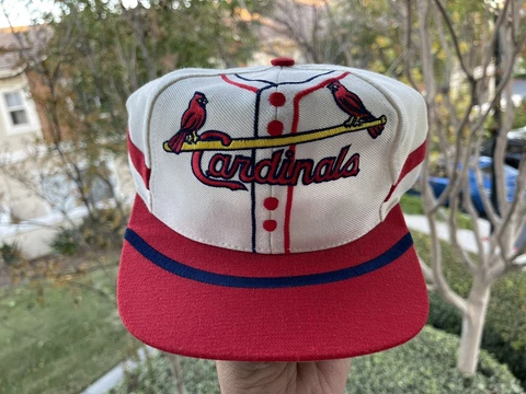 Vintage Twins Enterprise St Louis Cardinals Jersey Style Hat Cap Snapback 90s Cover