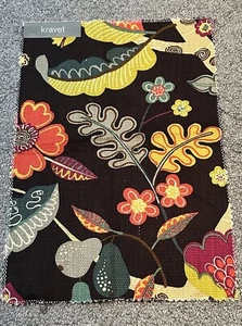 Kravet Fabric Sample 24.75” x 26.75” Audaz 823 Cotton Whimsical Floral Crafts - Picture 1 of 18