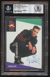 Vanilla Ice #141 signed autograph auto 1991-92 Pro Set Superstars BAS Slabbed - Picture 1 of 1