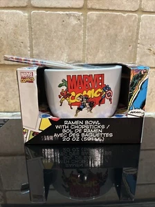 Marvel Comics Avengers 20 Unzen Ramen Schale mit Essstäbchen! Neu im Karton! - Bild 1 von 6