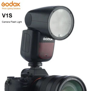 Godox V1S TTL Li-ion Round Head Camera Flash Light 76Ws For Sony DSLR Cameras - Picture 1 of 11