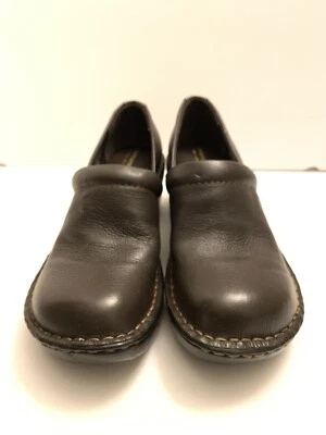 Sonoma Life Style Negro Zueco Zapatos Sin Cordones Cuero Mujer Talla 6.5M Foto 1 de 4