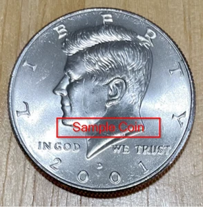 **Limited Time Sale** 2001D Kennedy Half Dollar Coin Circulated *Free Shipping* - Picture 1 of 2