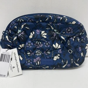 Vera Bradley Ultralight Grand Cosmetic Bag In Fleur Medallion NWT $55 - Picture 1 of 3