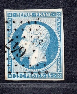 + TIMBRE NAPOLEON 25C REPUBLIQUE No10 / SUPERBE NUANCE / SIGNE - Picture 1 of 2