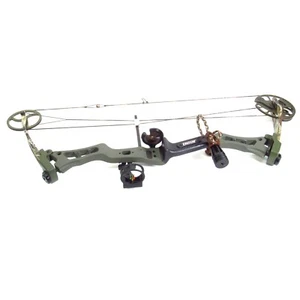 Bear Charge Right-Handed Green/Camo Compound Bow - Picture 1 of 20