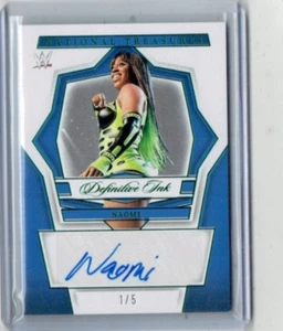 Naomi 2024 Panini Flawless Definitive Ink Auto/Autograph Card /5 - Picture 1 of 1