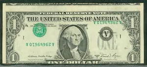 $1.00 FRN – Boston, 3ª impresión invertida ERROR, 1981A, Fr. #1912A, AU/UNC - Imagen 1 de 1