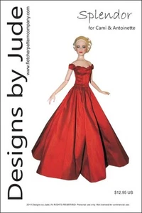 Splendor Doll Clothes Sewing Pattern for Cami & Antoinette dolls Tonner - Picture 1 of 5