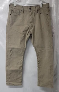 Levi’s 513 Jeans Men's 36x30 Beige Straight Leg Khakis - Picture 1 of 12