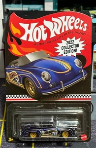 2022 Hot Wheels Blue Porsche 356 Speedster RLC Red Line Club Ships in Protector - Picture 1 of 2