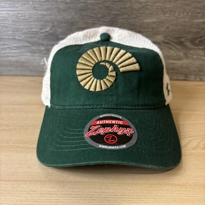 Colorado State Rams Hat Cap Snap Back Mens Green White NCAA Football Trucker - Image 1 of 4