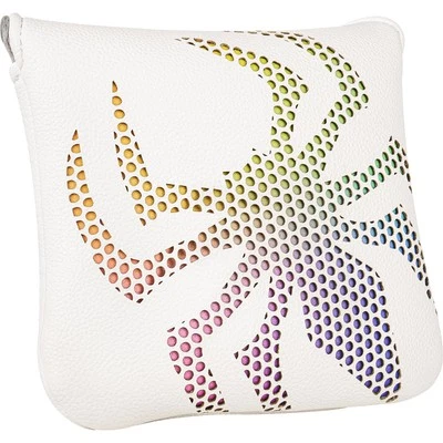 2THPART TaylorMade Spider GTX/X/EX/GT Large Mallet Putter Headcover - Magnetic, White