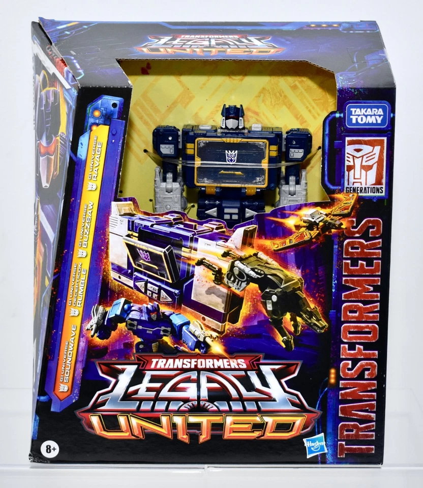 Transformers Legacy United Voyager Class Soundwave w/ Rumble, Buzzsaw, Ravage - Image 1 of 1
