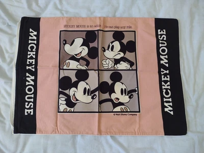 Funda de almohada vintage Disney Mickey Mouse "Mickey Mouse es un actor." Foto 1 de 4
