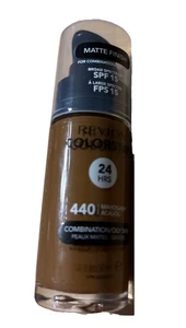 Revlon Colorstay Foundation 24 Hours for Combination/Oily Skin 440 Mahogany - Picture 1 of 2