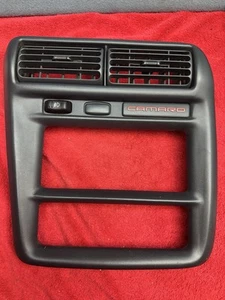 97-02 Chevy Camaro Z28 SS Center Dash Bezel Vents Radio FOG Light OEM Gray NICE - Picture 1 of 11