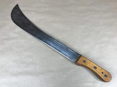 Cuchillo machete vintage Martindale Inglaterra logotipo de cocodrilo 23,5" longitud total Foto 1 de 4