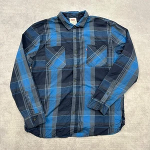 Levi's Western Shirt striped patterned long sleeve shirt Men's XL - Picture 1 of 5