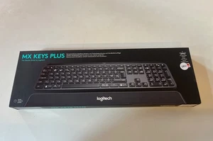 Logitech MX Keys Plus Wireless Tastatur, Hintergrundbeleuchtung, NEU - Bild 1 von 3