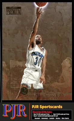 Dell Curry 1996-97 SkyBox Premium #11 Charlotte Hornets - Image 1 of 2