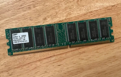 Samsung 512MB PC2100U-25330 -B1 M368L6423DTL- CBO 512MB DDR PC2100 CL2.5 RAM - Image 1 of 2