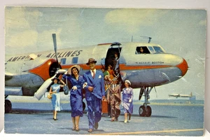 American Airlines Flagship Boston Convair Post Marked 4-4-1953 VTG - Picture 1 of 2