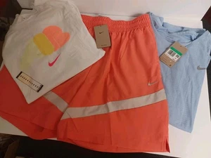 Nike Icon Dri-Fit Shorts, Rise 365 Training Top & Air Tee. Brand New. Mens XL. - Picture 1 of 10