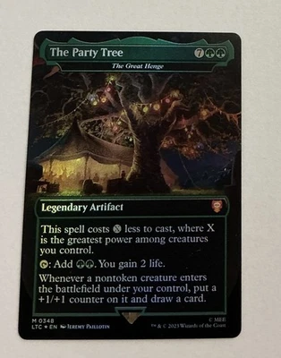 The Party Tree - The Great Henge LOTR NM Foil MTG Magic the Gathering -- S2G -- - Image 1 of 2