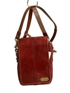 The Flat Head Schultertasche Leder BRD uni gebraucht - Bild 1 von 7