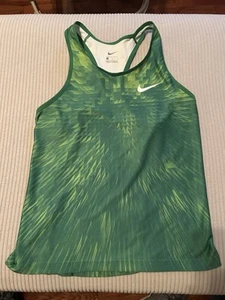Nike Damen Race Day Running Singlet grün Training Tank Top Gr. M 835981-377 - Bild 1 von 5