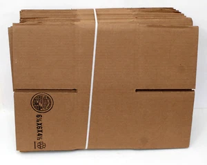 (15) 6 1/8" x 6" x 4 1/2" Corrugated Heavy Duty Double Wall Boxes 48ECT - Picture 1 of 2