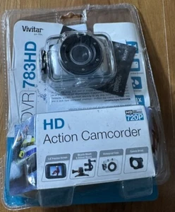 Vivitar HD High Definition DVR-783 HD Action Camera in Waterproof Case 5.1MP NEW - Picture 1 of 7