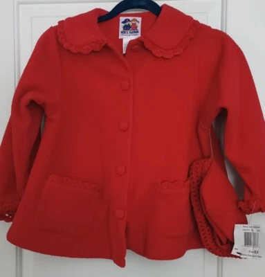 Abrigo y sombrero Pete's Partner A Good Lad Company rojo guisante nuevo con etiquetas talla 6X Foto 1 de 4